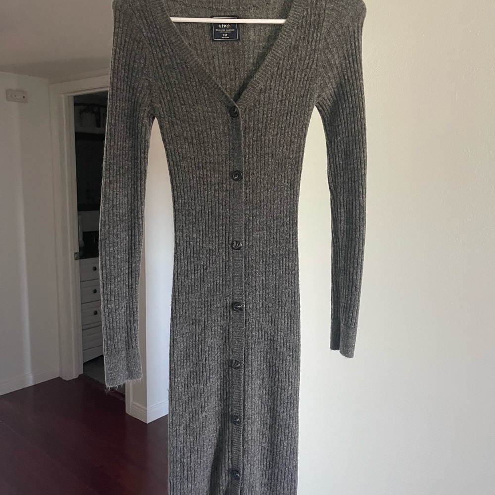 Abercrombie and Fitch - Fitted Sweater Dress - Fall Collection.